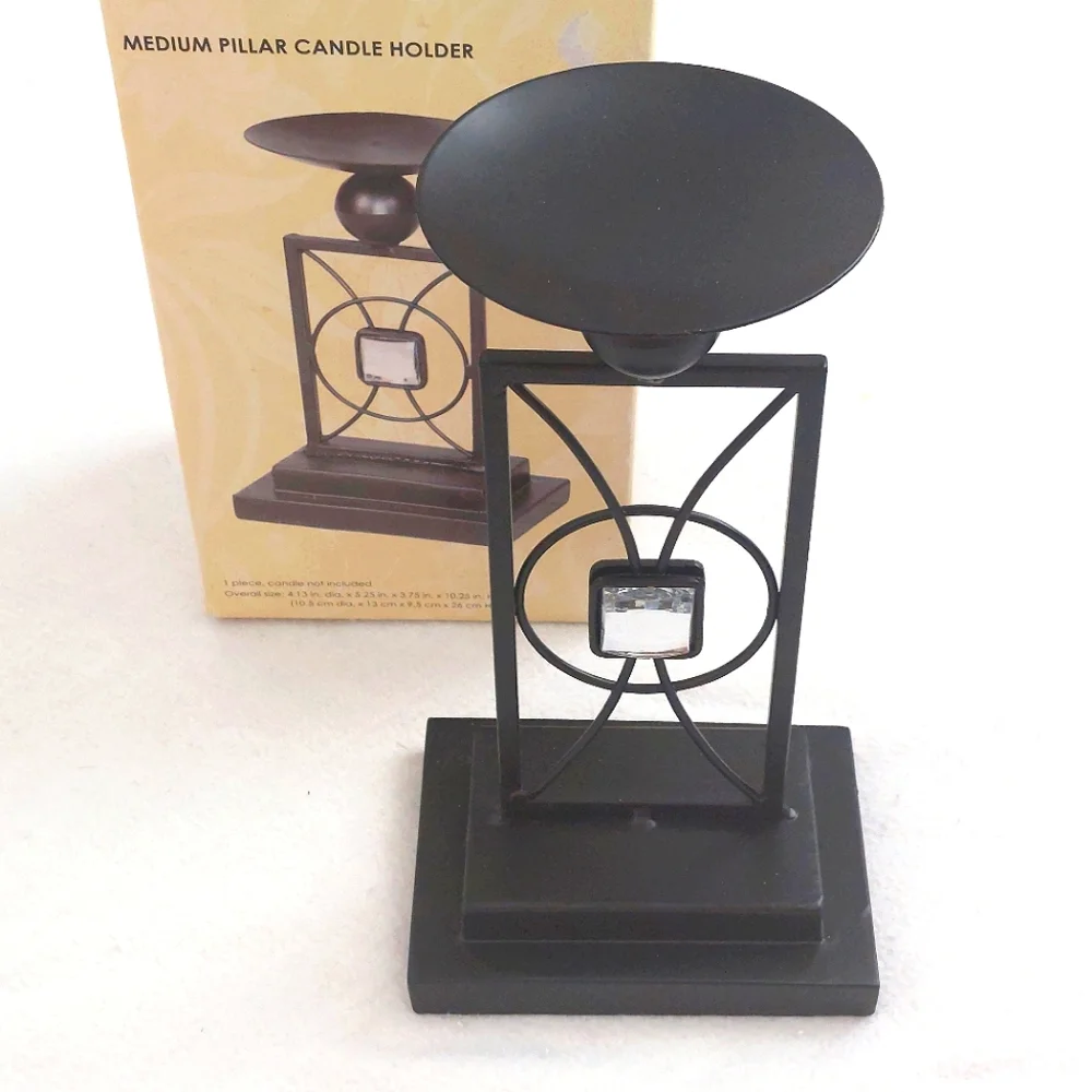 Medium Pillar Candle Holder NIB